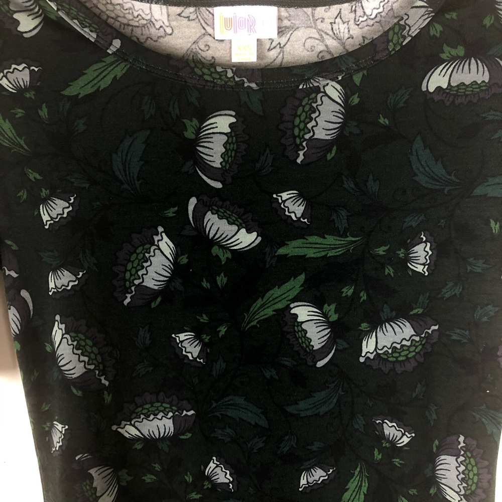 LuLaRoe | Floral Print Bodycon Dress - Picture 2 of 4
